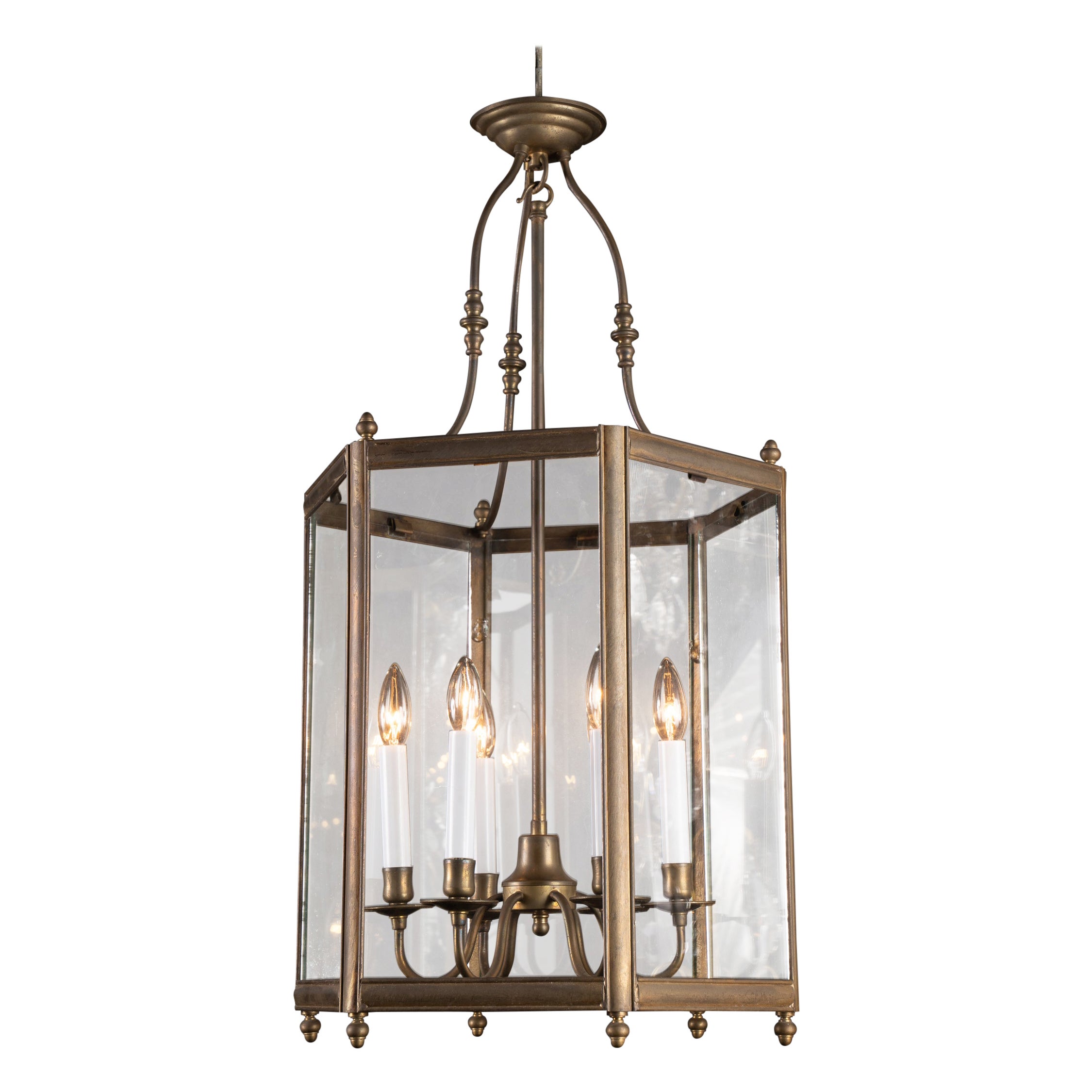 Italian Hexagonal Lantern, Mid 20th Century