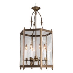 Italian Hexagonal Lantern, Mid 20th Century