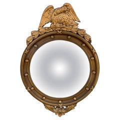 Espejo Convexo American Federal Giltwood Eagle Bullseye