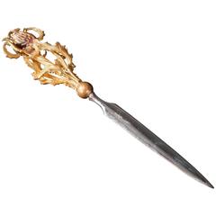 Letter Opener, Art Nouveau, France, circa 1900