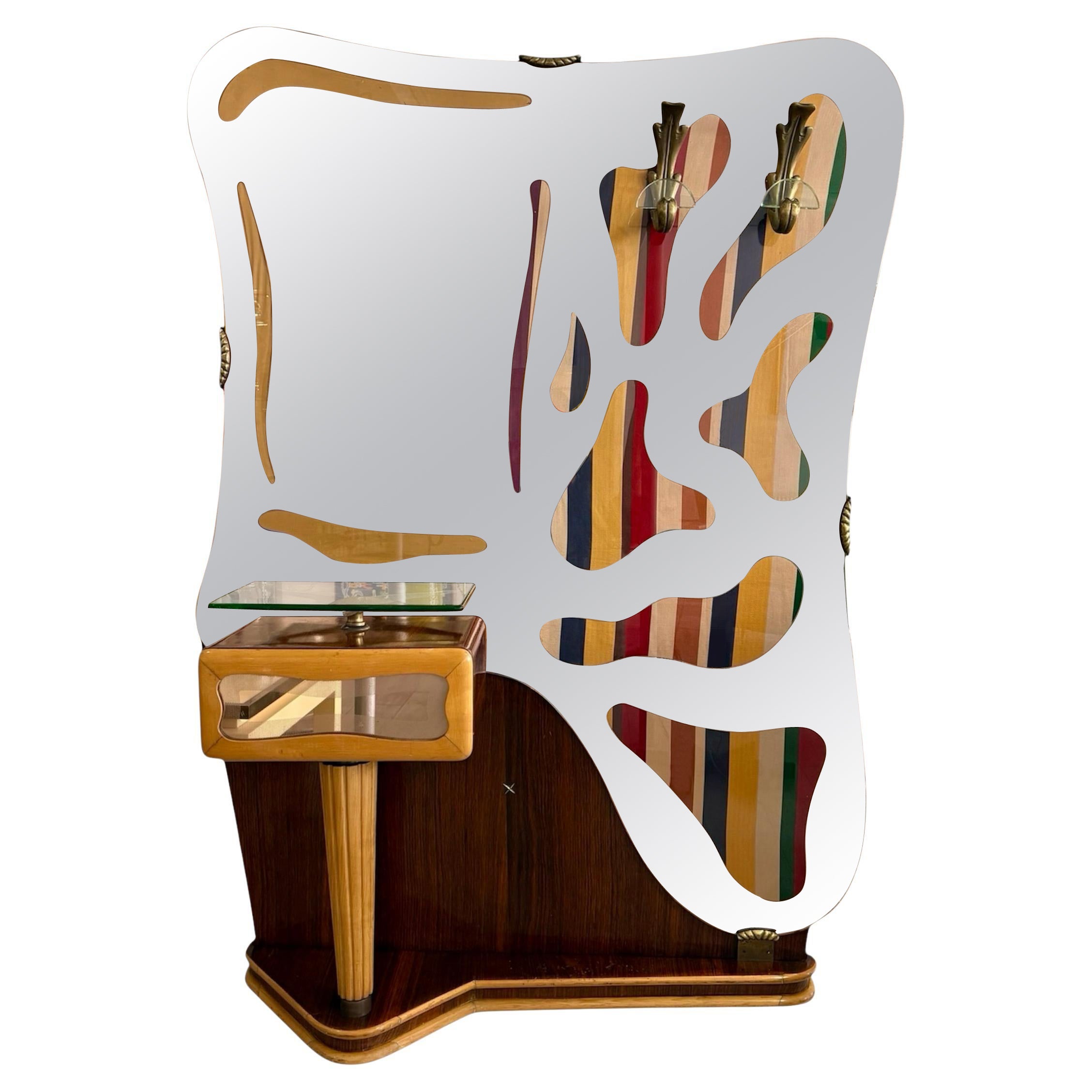 Stand à miroir, italien, années 1930