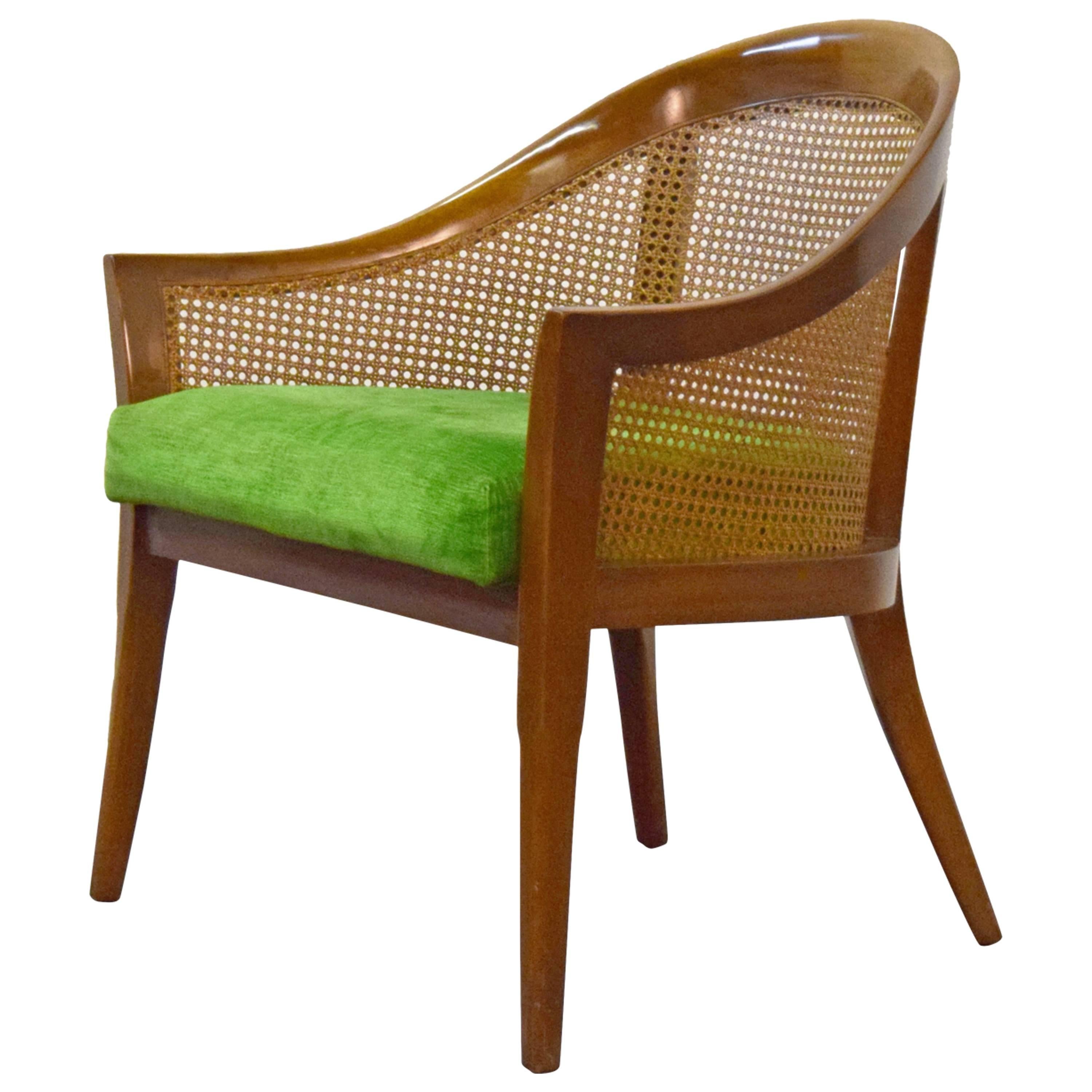 Harvey Probber Caned Lounge Chair