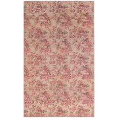 Doris Leslie Blau Midcentury Bessarabian Botanic Handmade Wool Rug