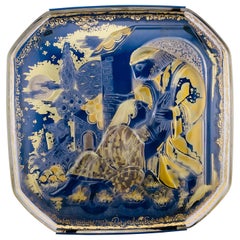 Rosenthal Parábolas 1982 "El hijo pródigo" Björn Wiinblad letrero original Placa de pared