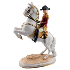 Augarten Vienna - large figure - Courbette / Spanish Riding School - approx. 29