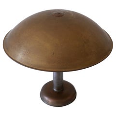 Elegant Bauhaus Art Deco Brass Table Lamp or Desk Light Germany 1930s
