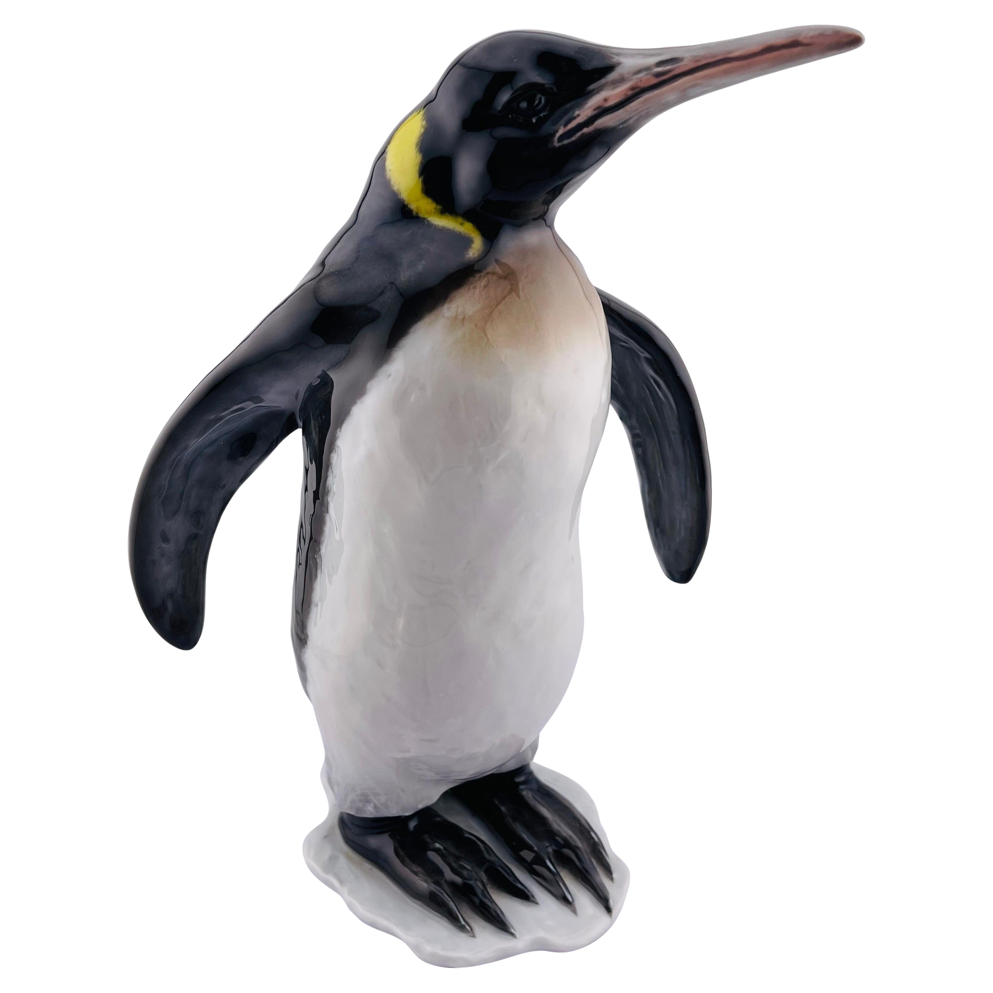 Un magnífico "Rey Pingüino" Rosenthal firmado F. Heidenreich