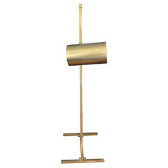 1960's adjustable brass table lamp
