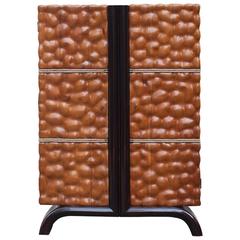 Wonderful Rare Aldo Tura Bar Cabinet Cherrywood, 1940 4