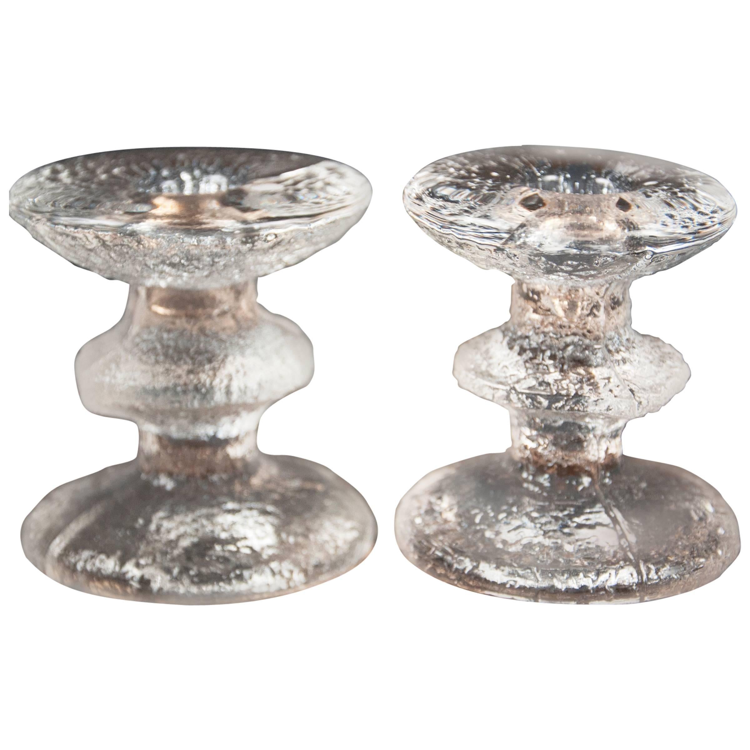  Pair of Candlesticks by Timo Sarpaneva for Iittala, Finland, 1980s