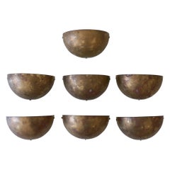 Set of Seven Mid-Century Sconces or Wall Lights by Bankamp Leuchten Germany