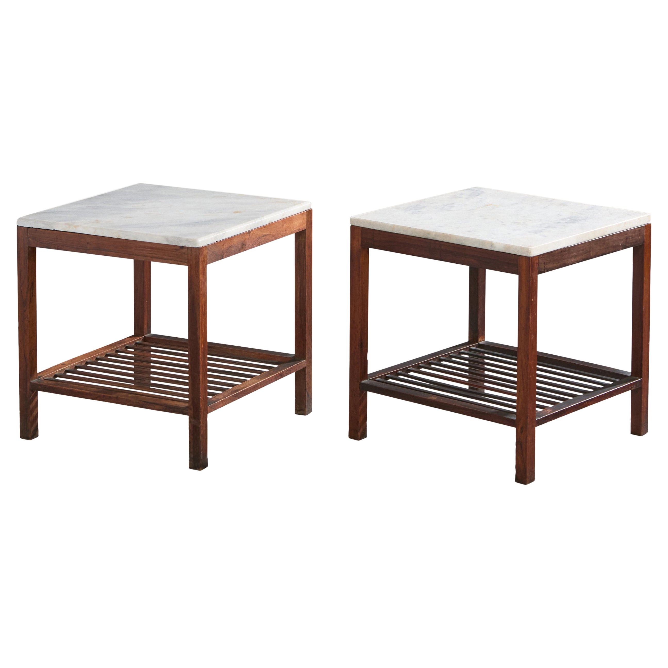 Celina Decorações, Tavolini, Legno, Marmo, Brasile, anni '60