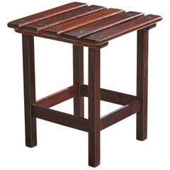 Brazilian Designer, Stool, Wood, Brazil, 1950s