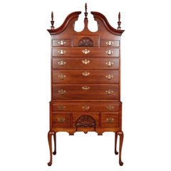 Vintage 1981 Statton Queen Anne Style Highboy