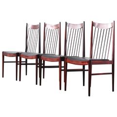 Beautiful Set of Four Dining Chairs by Arne Vodder for Sibast