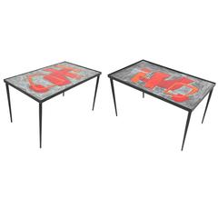 Pair of Tables by Robert & Jean Cloutier