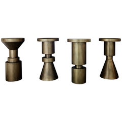 Anna Karlin Counter Height Chess Stool, Shape C