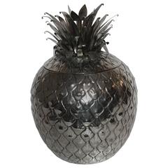 1960s Italian Ice Bucket in the Shape of Pineapple