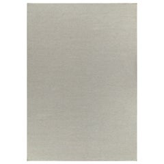 Tapis Contemporary Flatweave de Rug & Kilim dans les tons gris unis, fil d'Alpaga