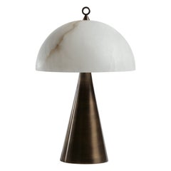 Fungotto-Tischlampe aus Bronze und Alabaster von MATLIGHT Milano