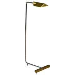 Cedric Hartman Brass and Stainless Steel Floor Lamp