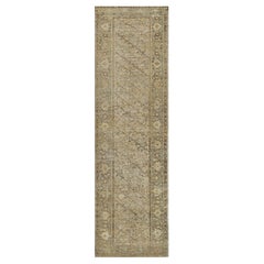 Handwoven Antique Circa-1900 Persian Boteh Persian Malayer Runner