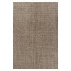 Rug & Kilim's übergroßer, moderner, texturierter, massiver Teppich in Brown Tones und Striae