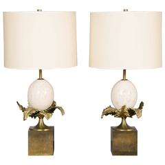 Elegant Pair of Lamps by Maison Charles