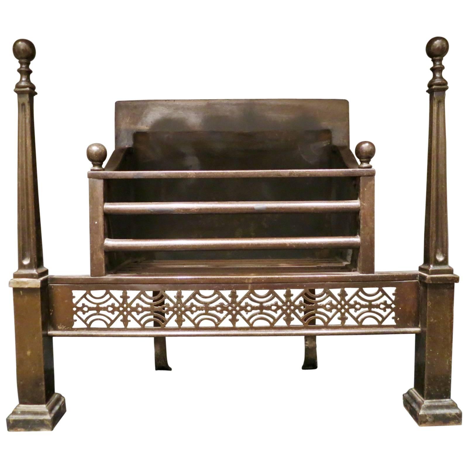 19th Century Steel Fire Grate