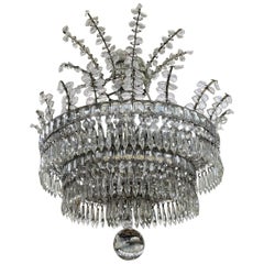French Maison Baguès Crystal Chandelier