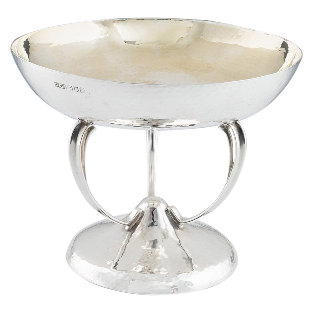 Martele Arts and Crafts Silver Tazza London 1913