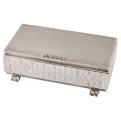 Deakin and Francis Silver Cigar Box Birmingham 1960