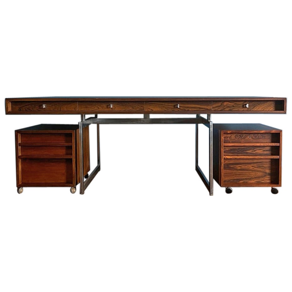 Seltene komplette Schreibtischsuite von Bodil Kjær, Modell 901, 1959