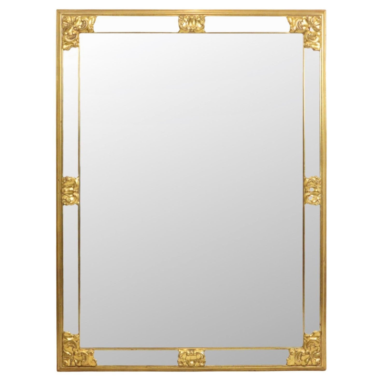 Large Vintage Deknudt Mirror XL Hollywood Regency 70s Design