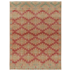 Rug & Kilim's Distressed Bokhara Style Teppich in Rot, Beige und Goldmedaillons