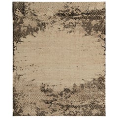 Rug & Kilim - Tappeto in stile Distressed in Beige / Marrone, Nero