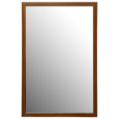 Mid-Century Modern Danish No. 368 Teak Mirror, Aksel Kjersgaard, Odder Furniture