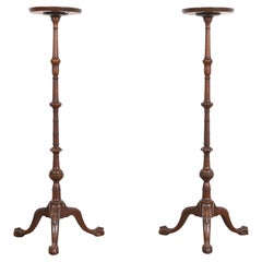 Jardineras con pedestal de caoba tallada Imperial Furniture Chippendale, Pareja