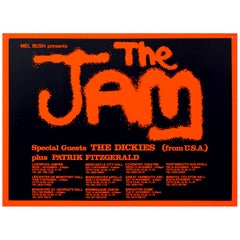 The Jam Original Vintage UK Tour Poster, 1978