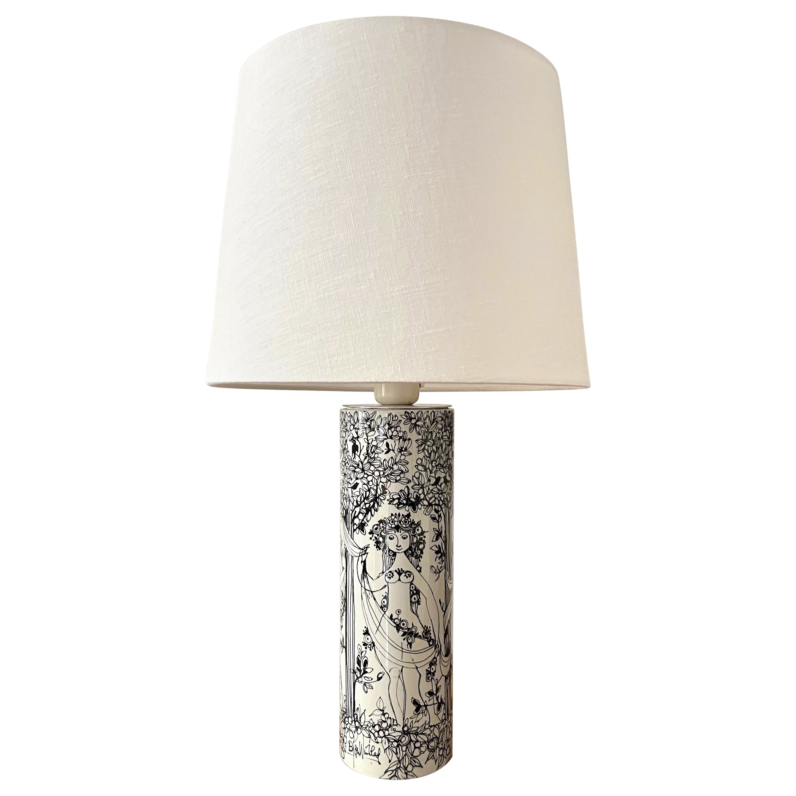 Lampada da tavolo 'Tre Grazie' di Bjørn Wiinblad per Nymølle, Danimarca, anni '60/'70