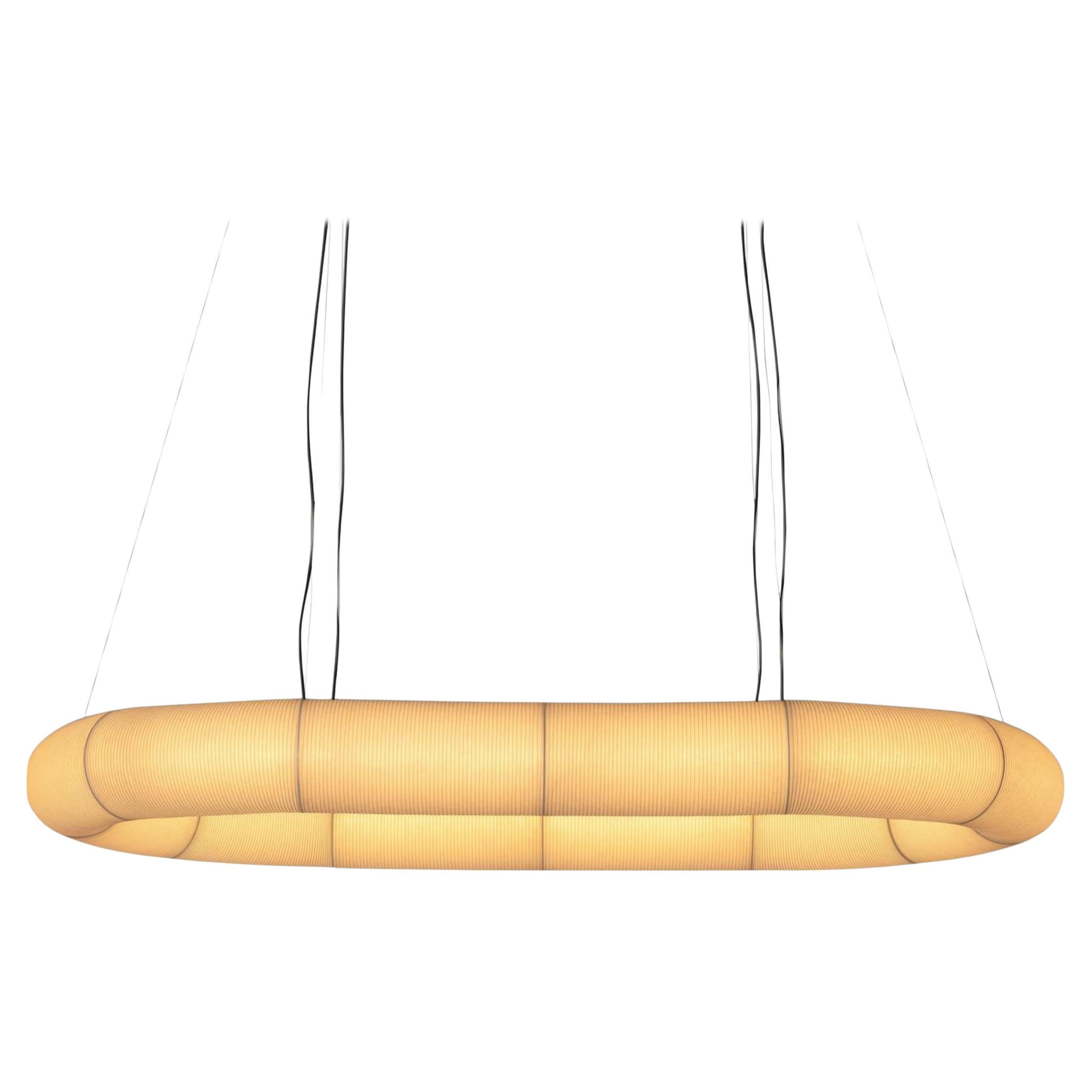 Lampada a sospensione 'Tekio Oval P12' in carta Washi giapponese per Santa & Cole