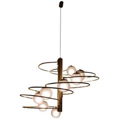 Pendant Lamp Model 1050 by Giannino Crippa for Lumi, circa 1970