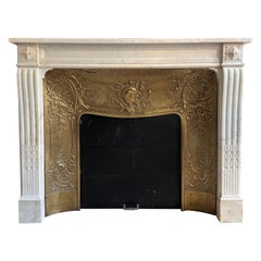 Antique Fireplace with Insert