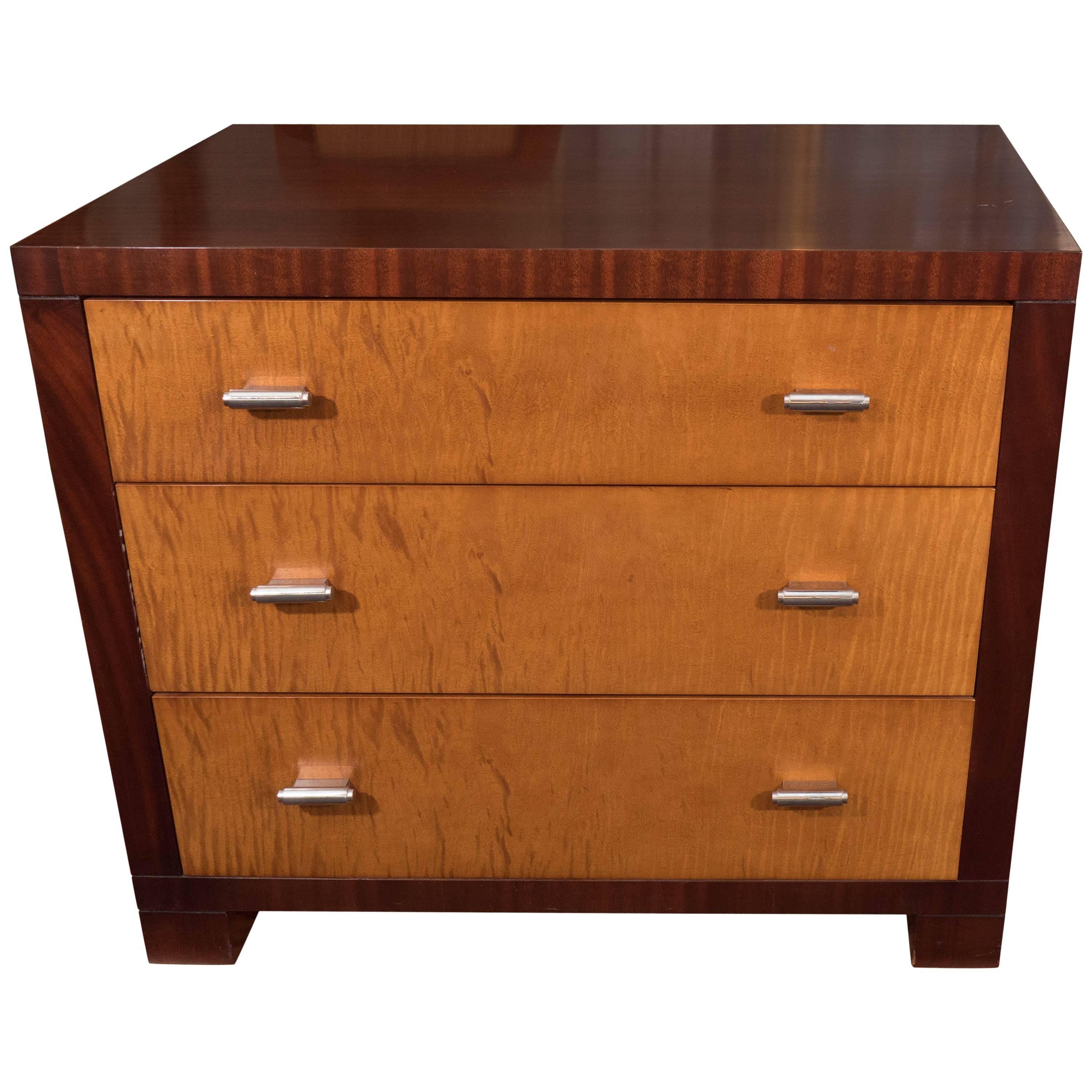 John Widdicomb Three-Drawer Dresser and Nightstand