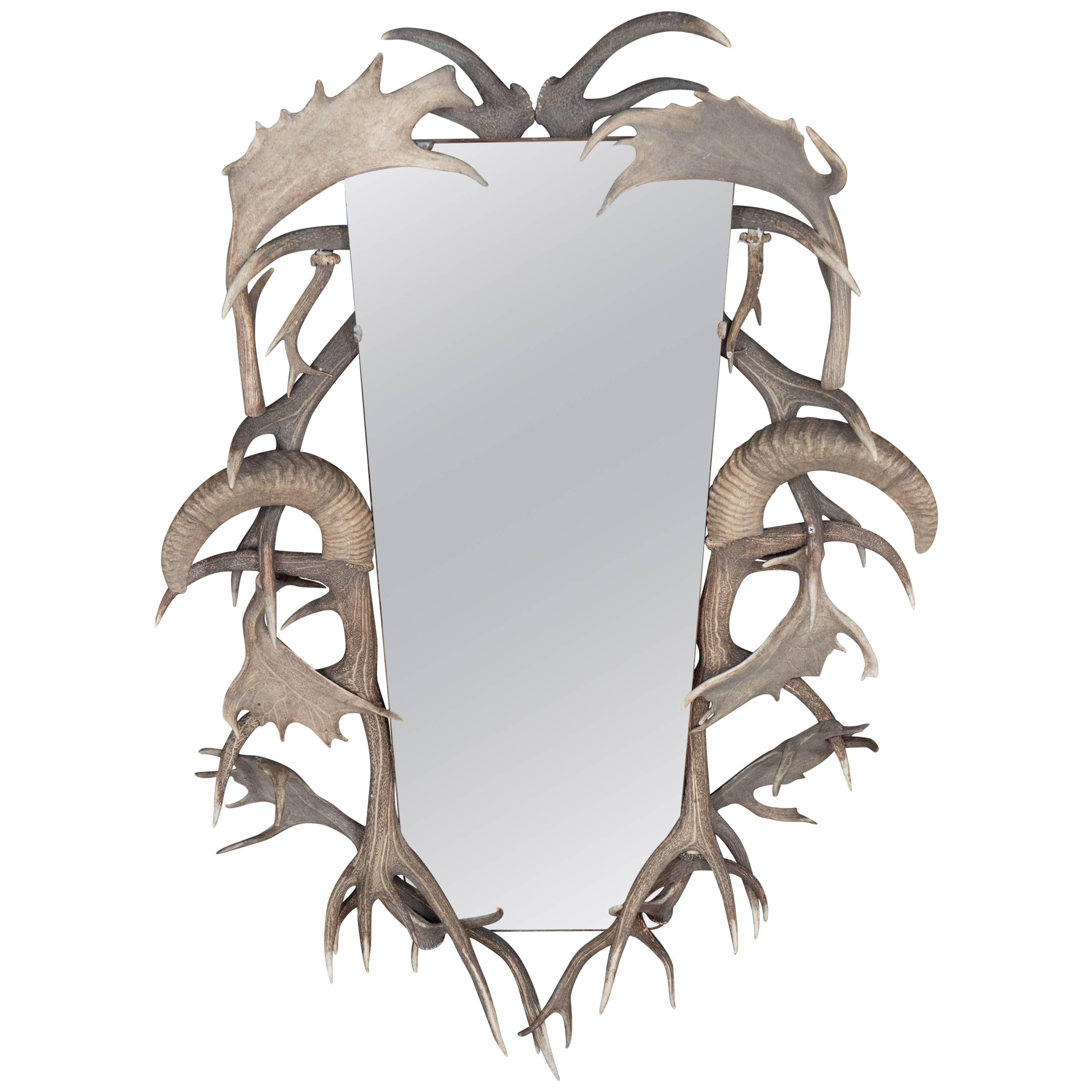 Horn & Antler Trophy Mirror