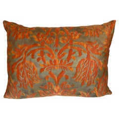 Fortuny-Kissen in gebranntem Orange