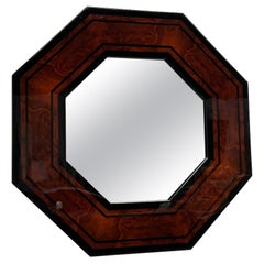 Miroir octogonal de Jean-Claude Mahey, France 1970