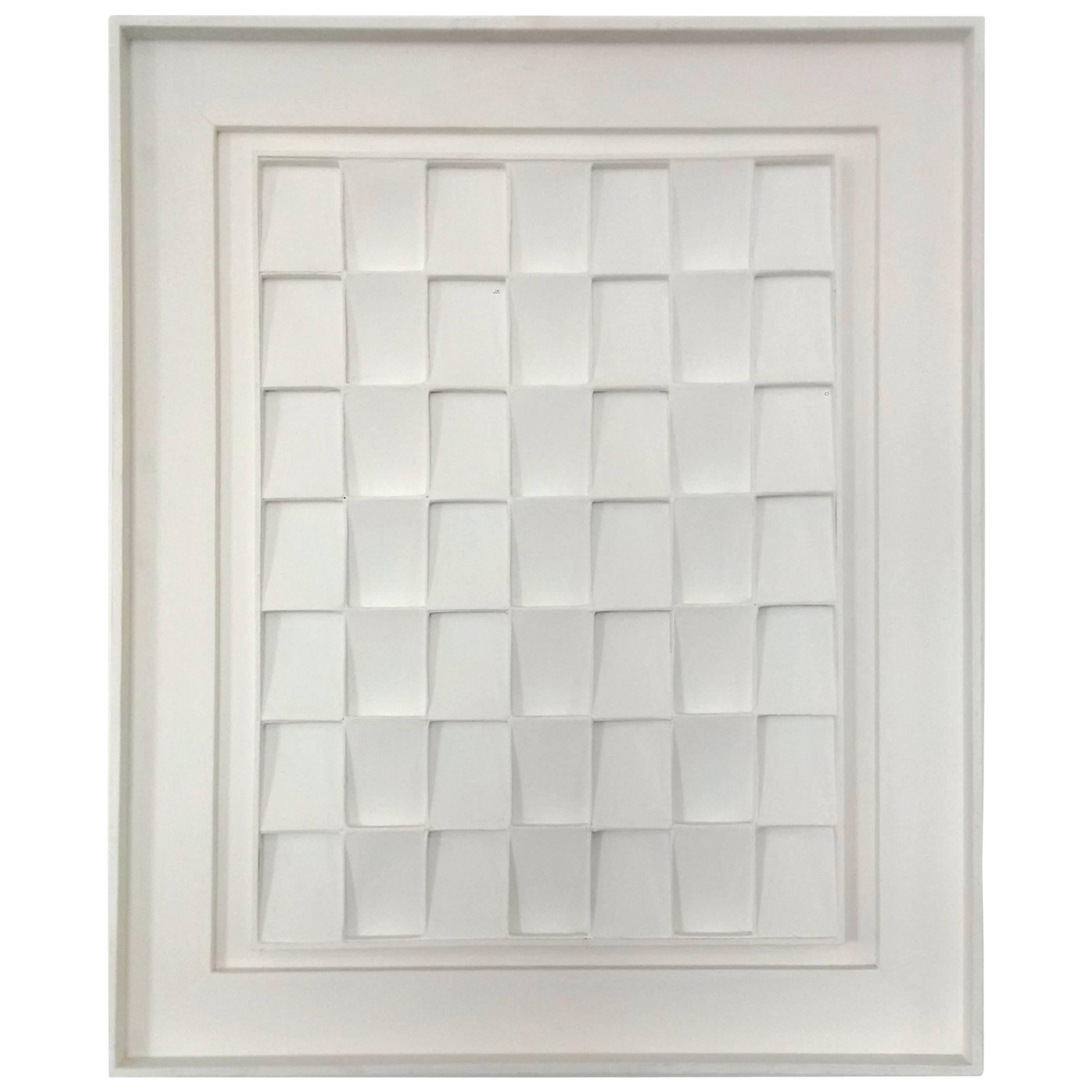 Zero Art Relief Painting in the Style of Jan Schoonhoven For Sale