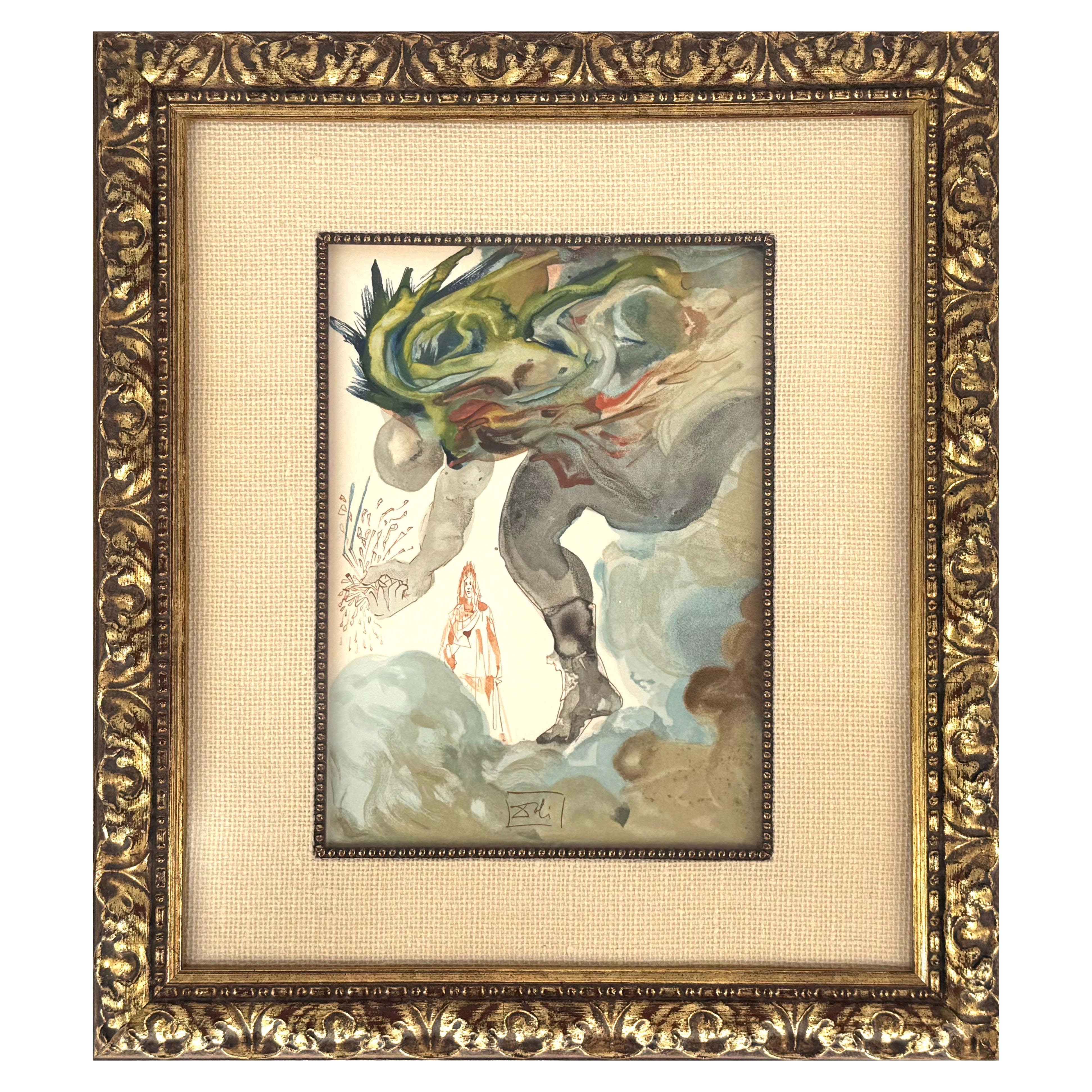 Die Hölle: Canto 31 Wood Engraving (The Divine Comedy) von Salvador Dalí im Angebot
