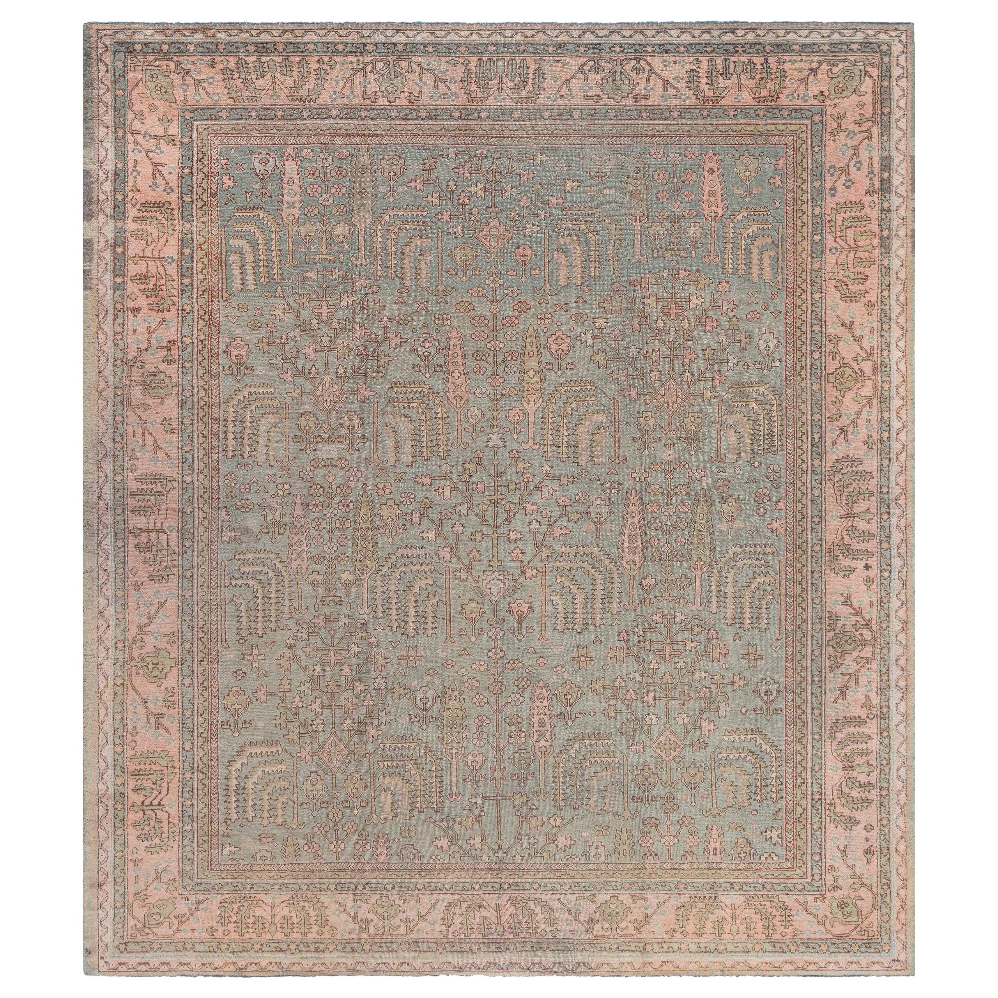 Antique Turkish Oushak Rug Doris Leslie Blau
